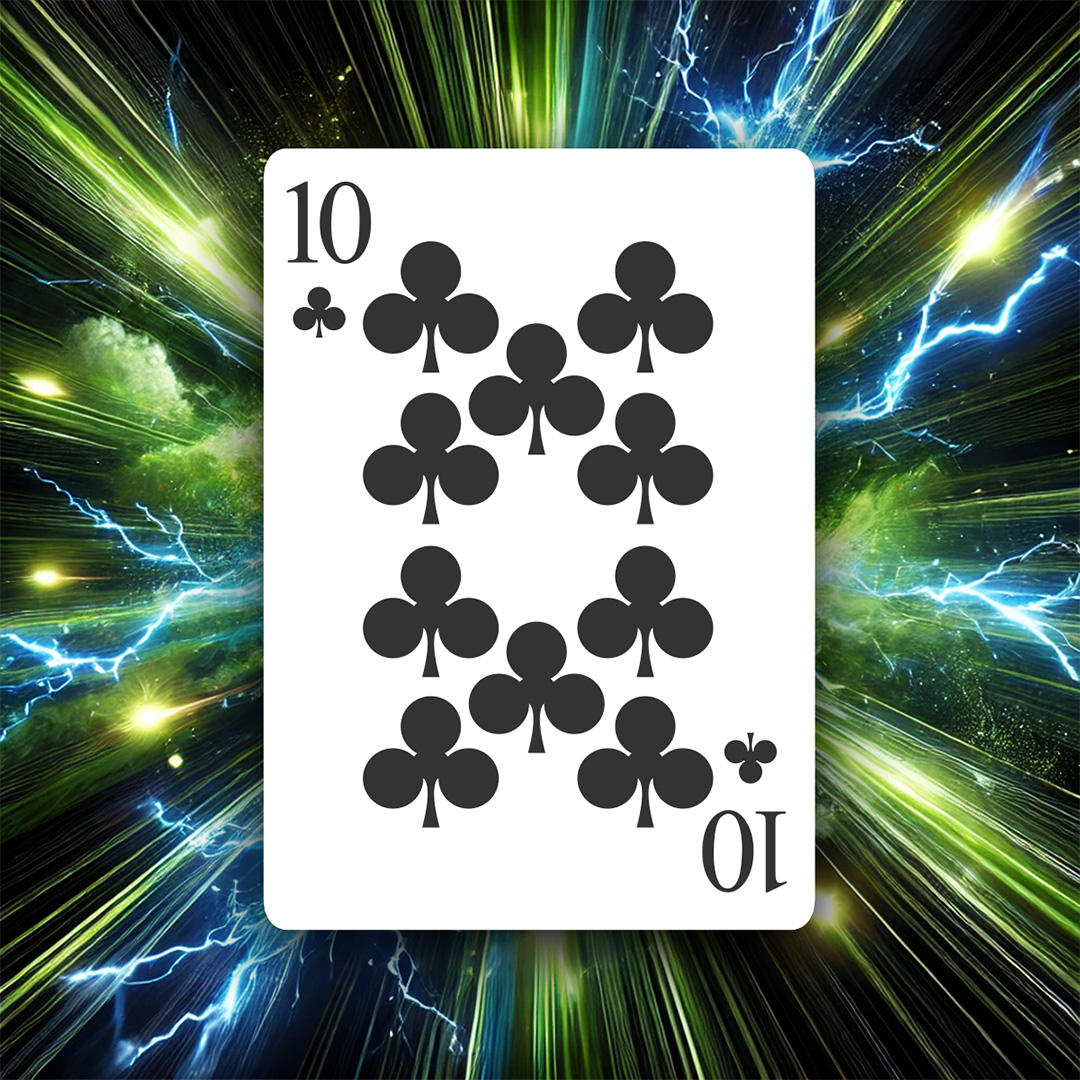 10 of Clubs - £100 Cash