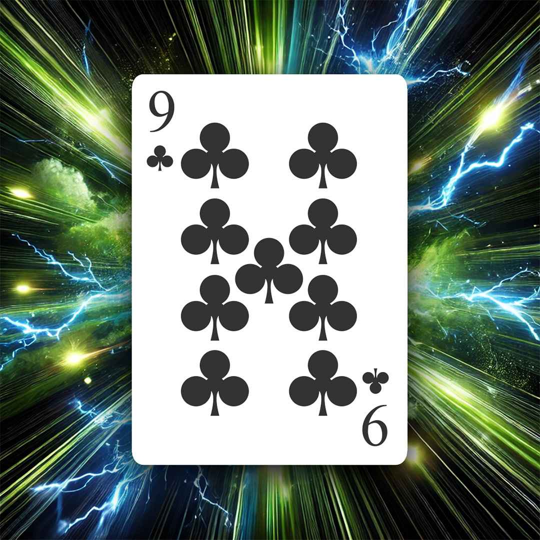9 of Clubs - £90 Cash