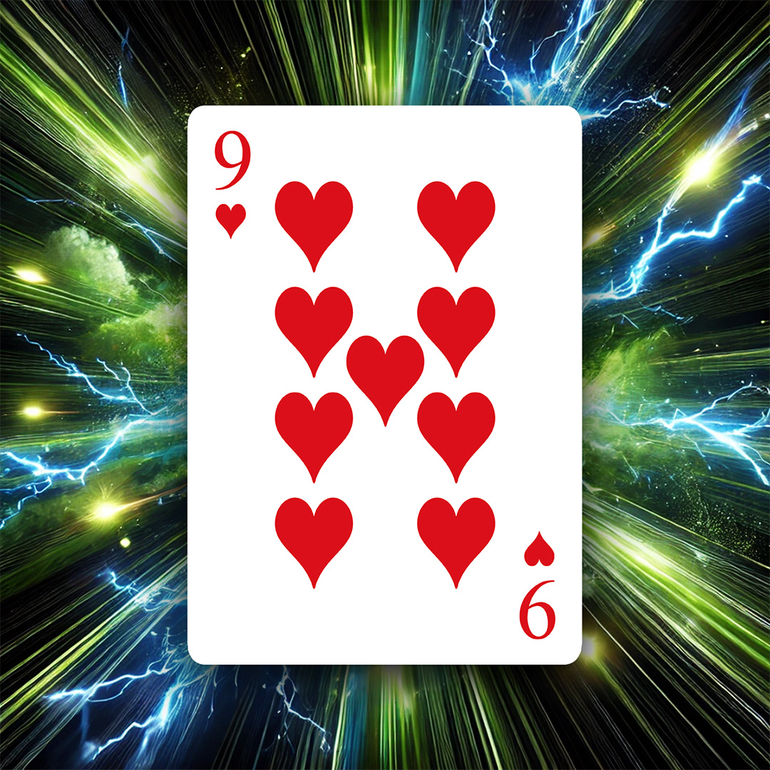 9 of Hearts - £90 Cash