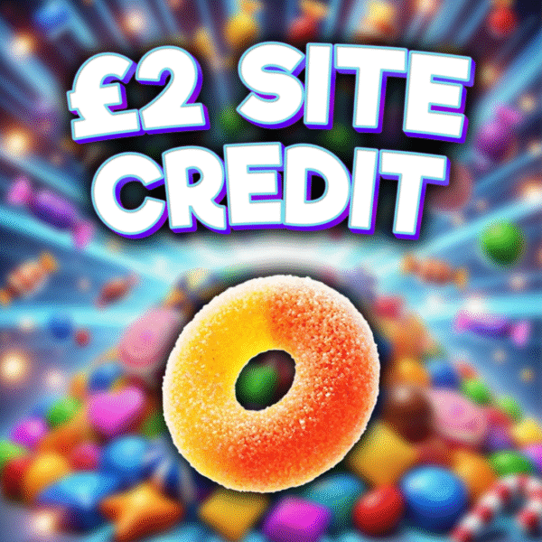 🍑 Fuzzy Peach Candy – £2 Site Credit – 1 point