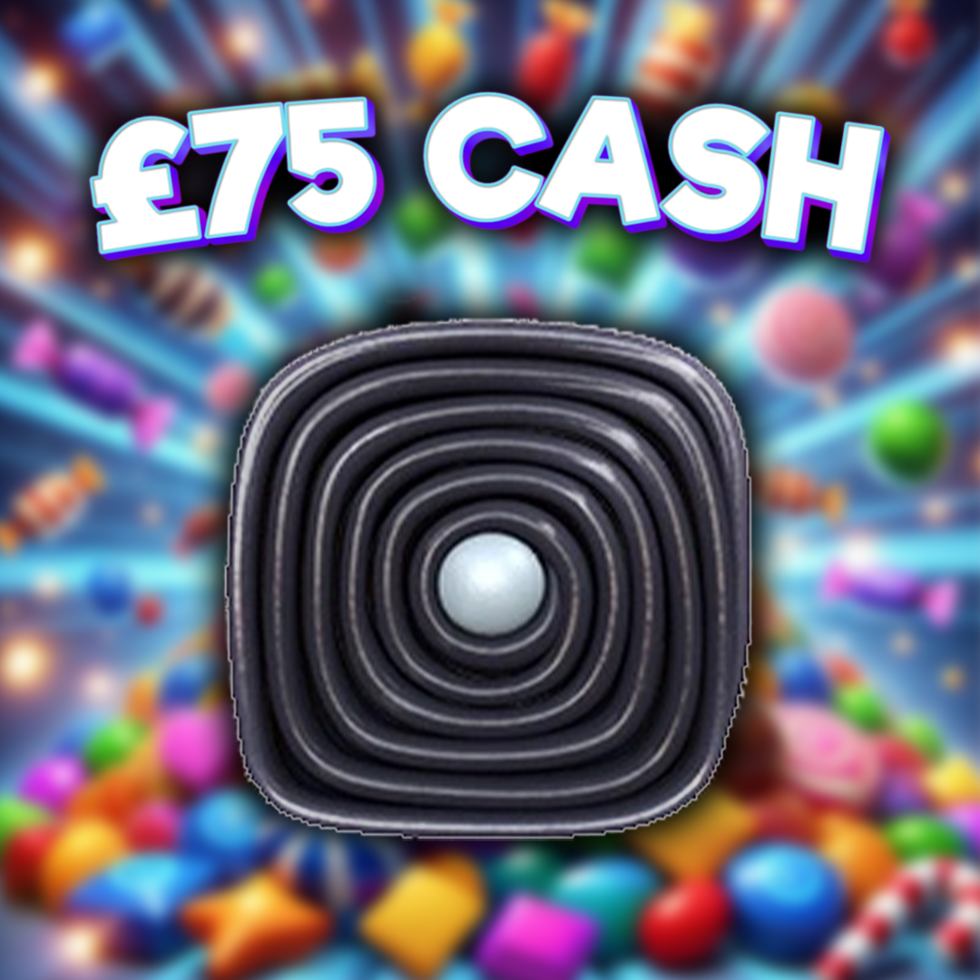 ⚫ Licorice Black Candy – £75 Cash – 7 points