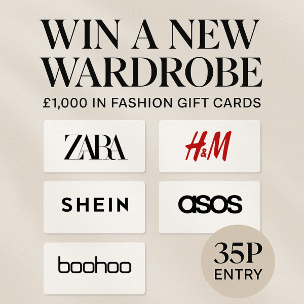 WIN A NEW WARDROBE - £1,000!!