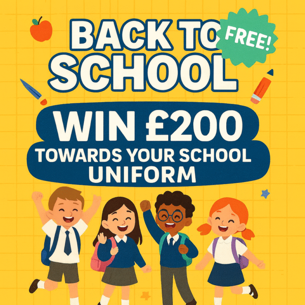 5 x Free £200 towards your school uniform.