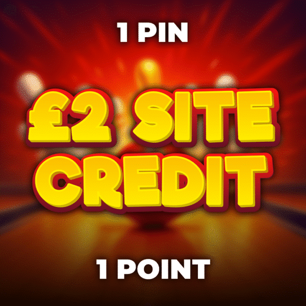 1 Pin - £2 Site Credit - 1 Point