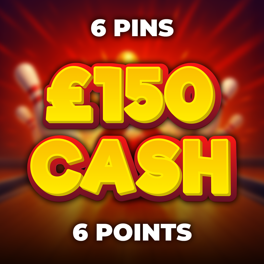 6 Pins - £150 Cash - 6 Points