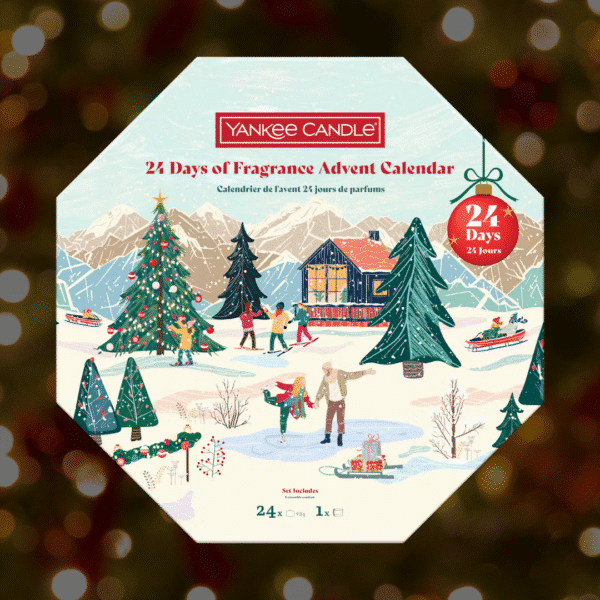 Yankee Candle 24 days of Fragrance Wreath Advent Calendar Worth £30