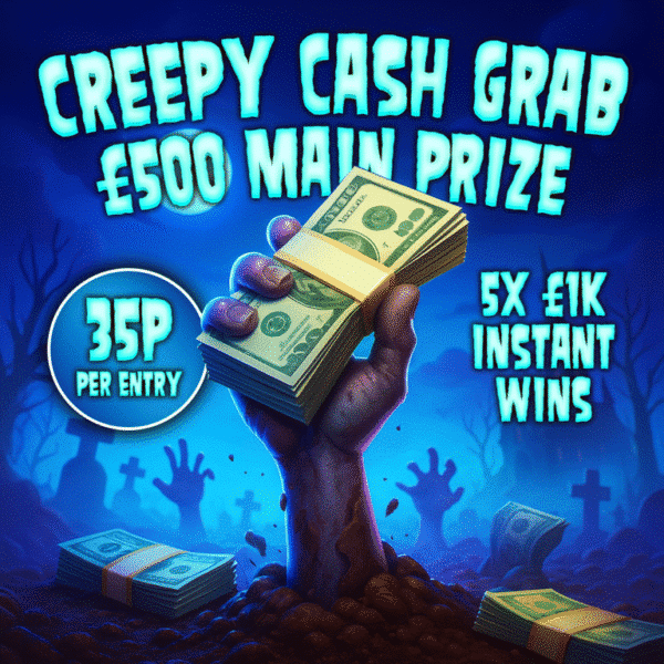You've Won 280 Tickets on Creepy Cash Grab Worth £98