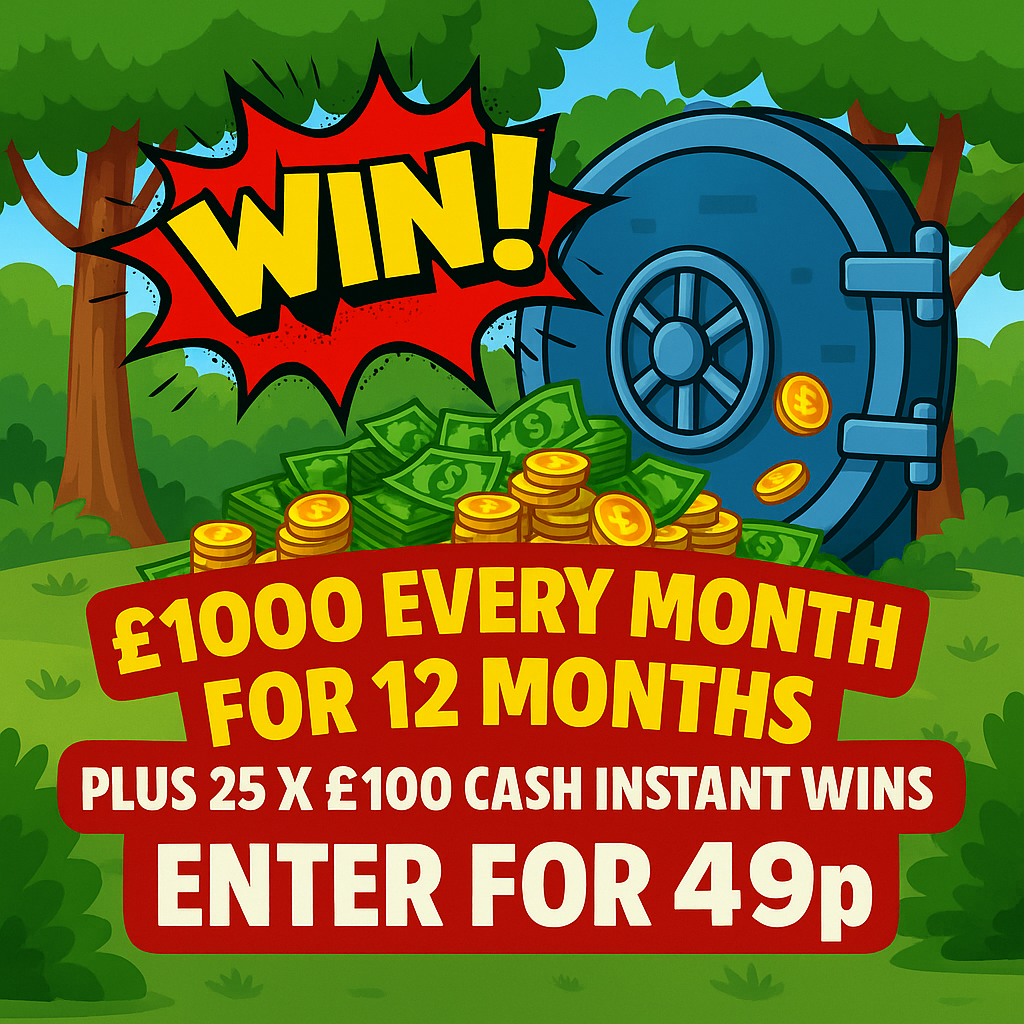 200 Tickets on The 1K Every Month for 12 Months Worth £99