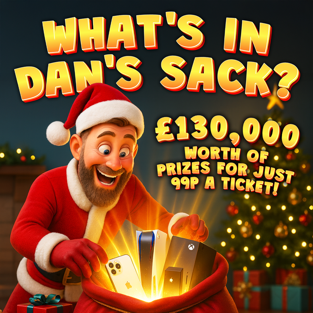 100 Tickets on Whats in Dans Sack Worth £100