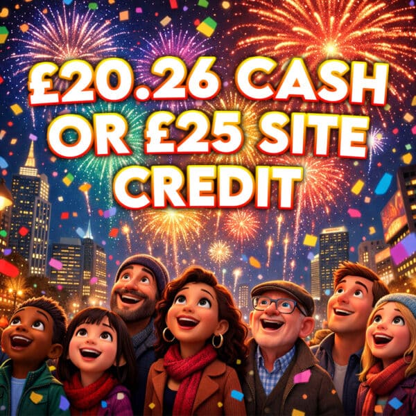 £20.26 Cash or £25 Credit
