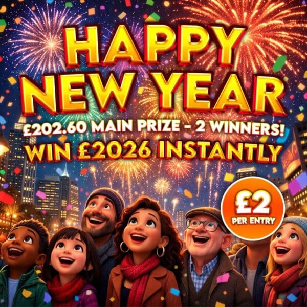 50 Tickets on the Happy New Yearworth £100