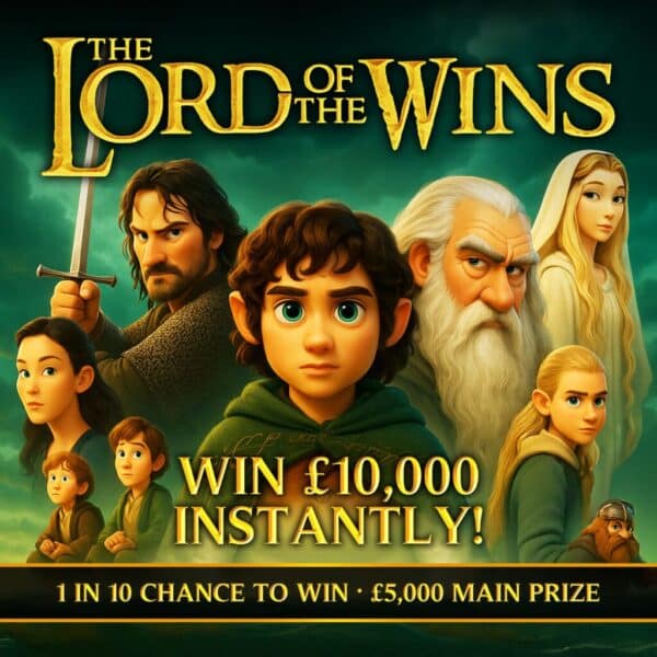 28 Tickets on Lord of the Wins Worth £98
