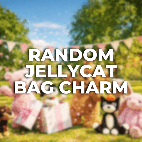 2 x Random Jelly Cat Bag Charms Worth £50